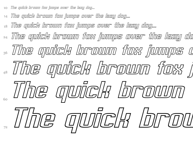 Empanada font waterfall